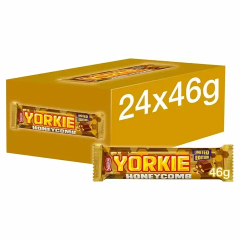 Yorkie Honeycomb Milk Chocolate Bar 42gx24