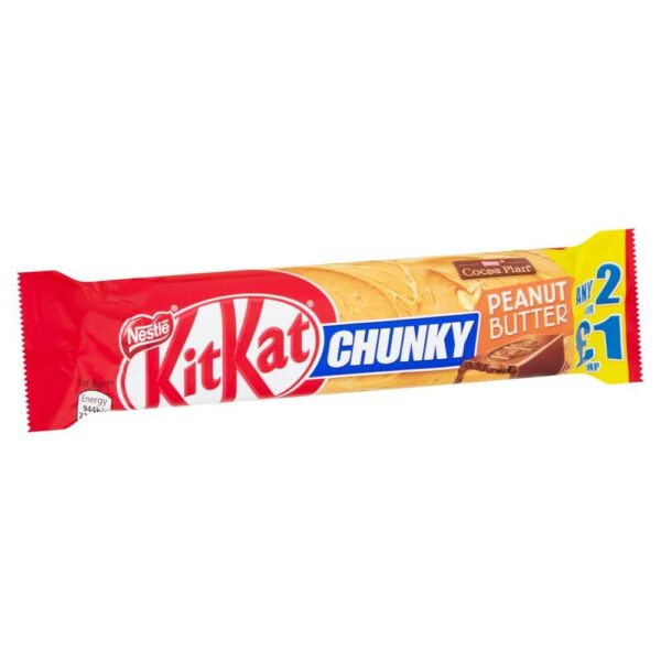 Kit Kat Chunky Peanut Butter Milk Chocolate Bar 42g x 24