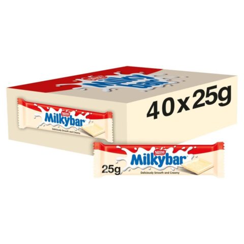 Milkybar White Chocolate Medium Bar 25gx40