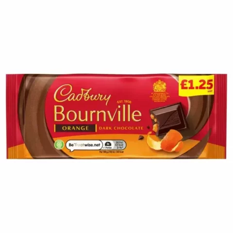 Cadbury Bournville Orange Dark Chocolate 100g x 18