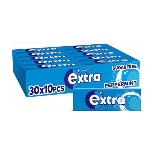 Extra Peppermint Sugarfree Chewing Gum 10 Pieces x 30