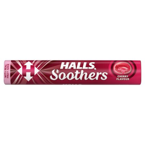 Halls Soothers Cherry Juice Sweets 45g x 20