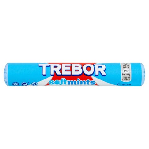 Trebor Softmints Spearmint Mints Roll 44.9g x 40