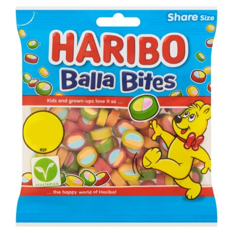HARIBO Balla Bites 140g x 12