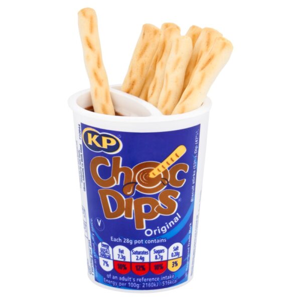 KP Choc Dips Original 28g x 12