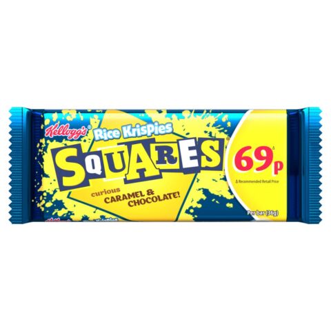Kellogg's Rice Krispies Squares Caramel & Chocolate 36g PMP 69p x 30