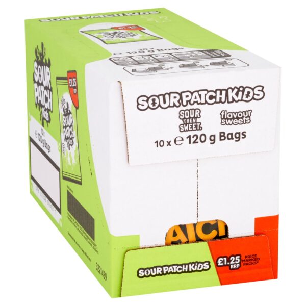 Sour Patch Kids Sweets Bag £1.25 PMP 120g x 10