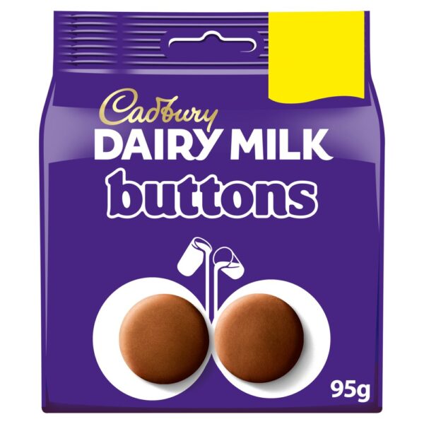 adbury Dairy Milk Buttons Chocolate Bag £1.25 PMP 95g x10