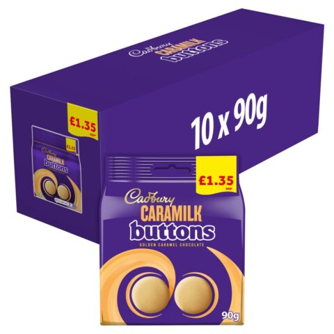Cadbury Caramilk Buttons 90g x10