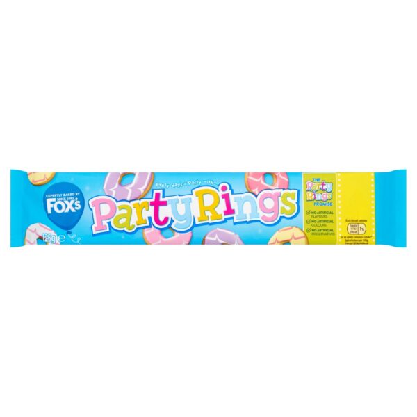 Fox's Party Rings 125g x 12