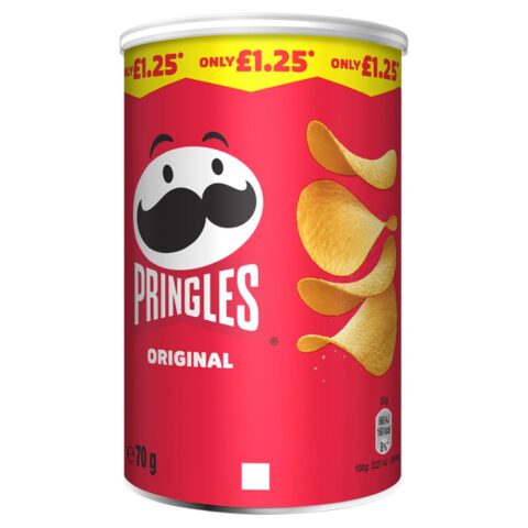 Pringles Original Crisps Can 70g PMP £1.25 x 12