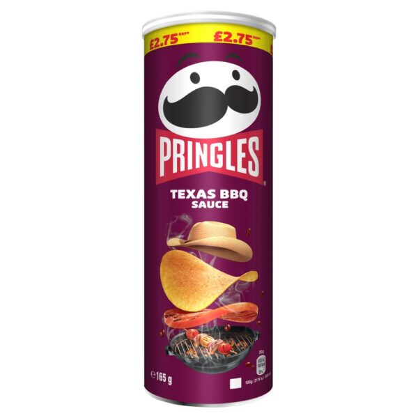 Pringles Texas BBQ 165g PMP £2.75 x 6