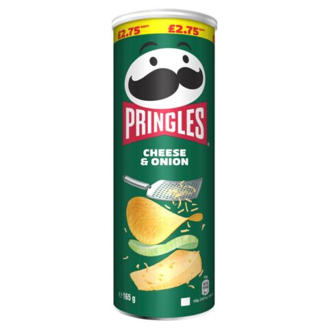 Pringles Cheese & Onion 165g PMP £2.75 x 6