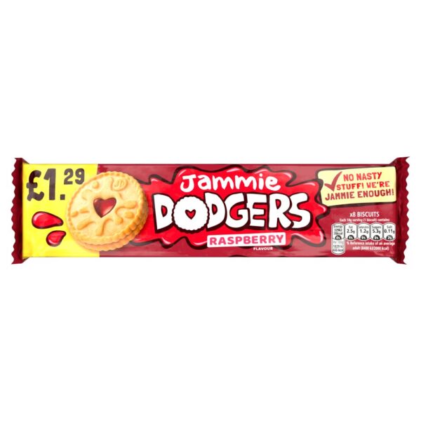 Jammie Dodgers Raspberry Flavour 140g x 15