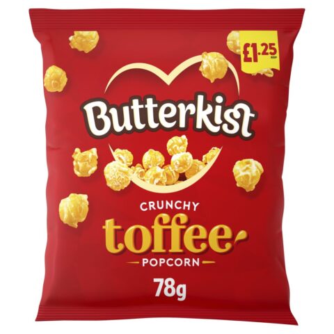 Butterkist Crunchy Toffee Popcorn 78g, £1.25 PMP x 15