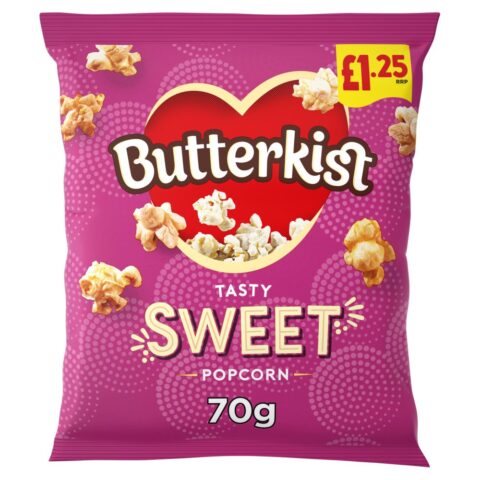 Butterkist Sweet Popcorn 70g, £1.25 PMP x 15