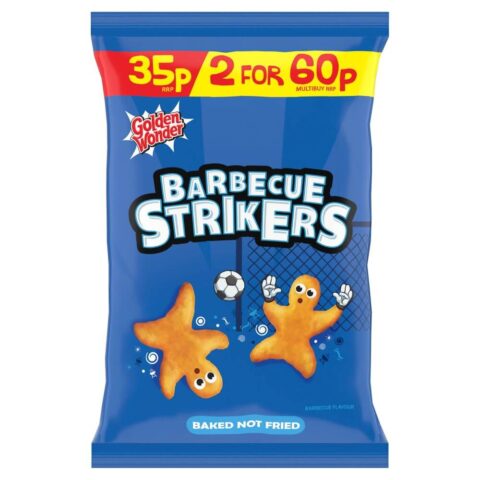 Golden Wonder Barbecue Strikers Barbecue Flavour 22g x 36