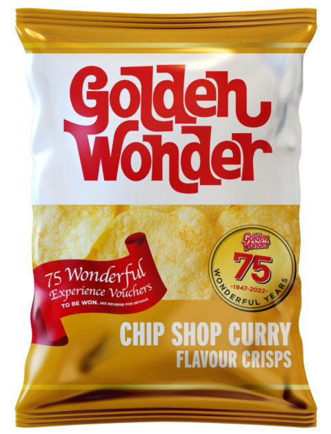 Golden Wonder Chip Shop Curry x 32