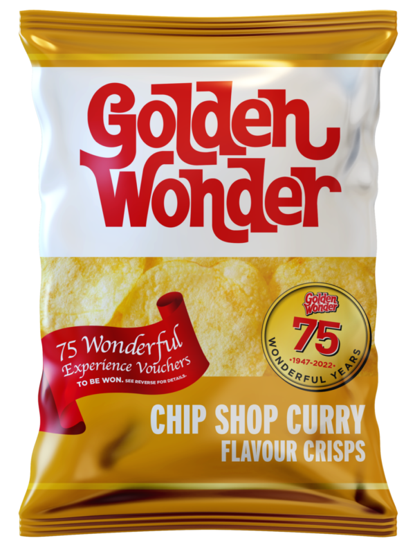 Golden Wonder Chip Shop Curry x 32