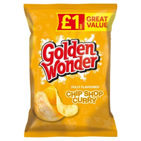 Golden Wonder Fully Flavoured Chip Shop Curry 57g x 18