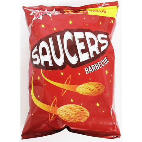Golden Wonder Saucers Barbecue Flavour Snacks 65g x 18