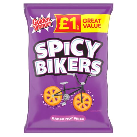 Golden Wonder Spicy Bikers Spicy Flavour 50g x 18