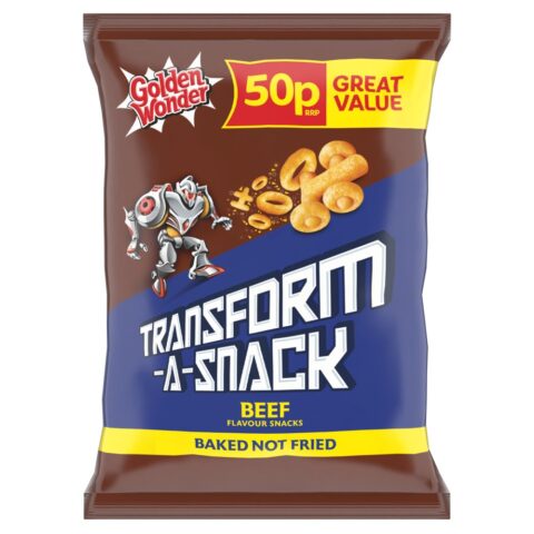 Golden Wonder Transform-A-Snack Beef Flavour Snacks 27g x 30
