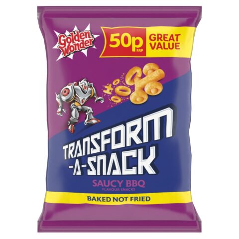 Golden Wonder Transform-A-Snack Saucy BBQ Flavour Snacks 27g x 30