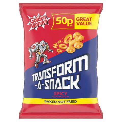 Golden Wonder Transform-A-Snack Spicy Flavour Snacks 27g x 30