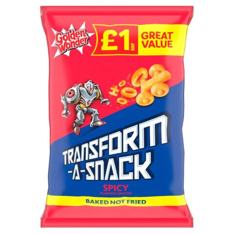 Golden Wonder Transform-A-Snack Spicy Flavour Snacks 56g x 18