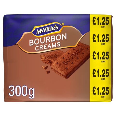McVities Bourbon Creams £1.25 x 12