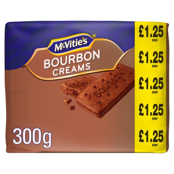 McVities Bourbon Creams £1.25 x 12