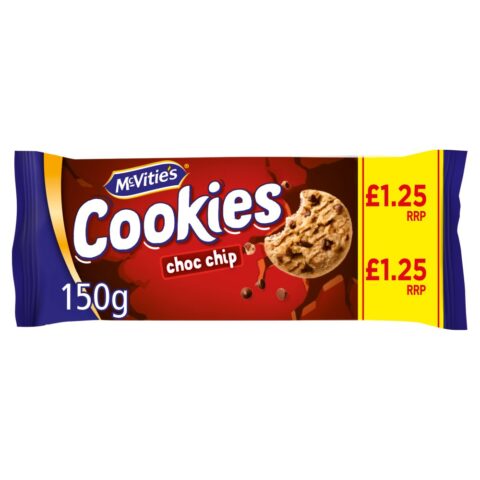 McVitie's Cookies The Chunky One Chocolate Chip 150g x 12