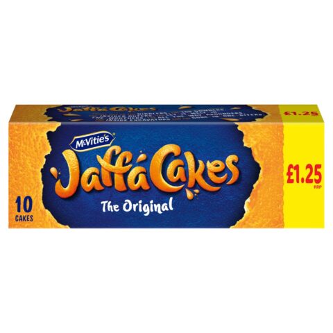 McVitie's The Original Jaffa Cakes Single Pack 10 Biscuits PMP £1.25 x 12