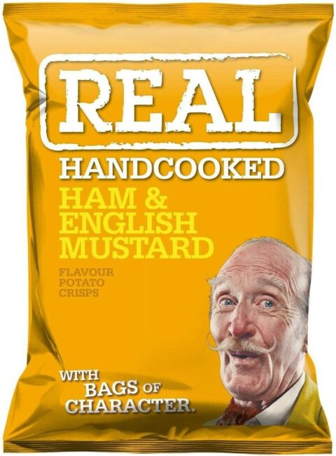 Real Crisps Ham & Mustard x 24