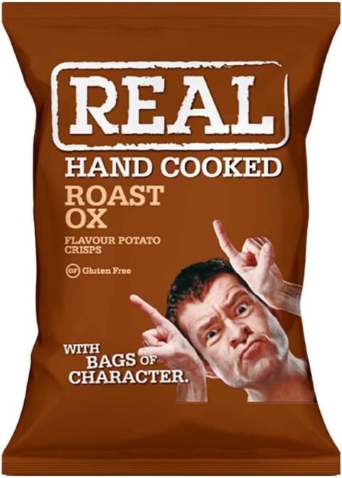 Real Crisps Roast Ox x 24