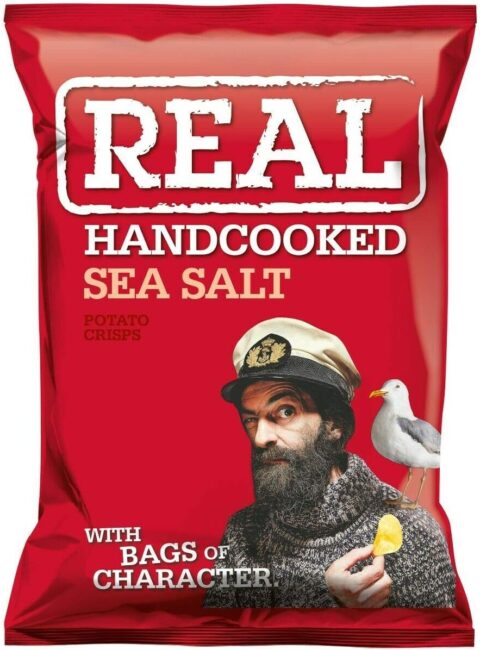 Real Crisps Sea Salt x 24